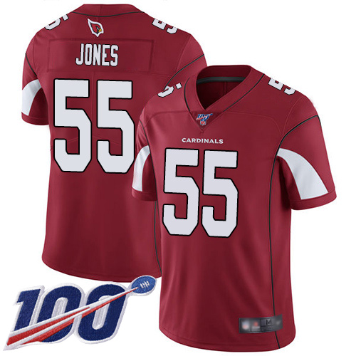 Arizona Cardinals Limited Red Men Chandler Jones Home Jersey NFL Football 55 100th Season Vapor Untouchable